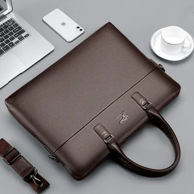 Genuine Leather Laptop Bag HB46410